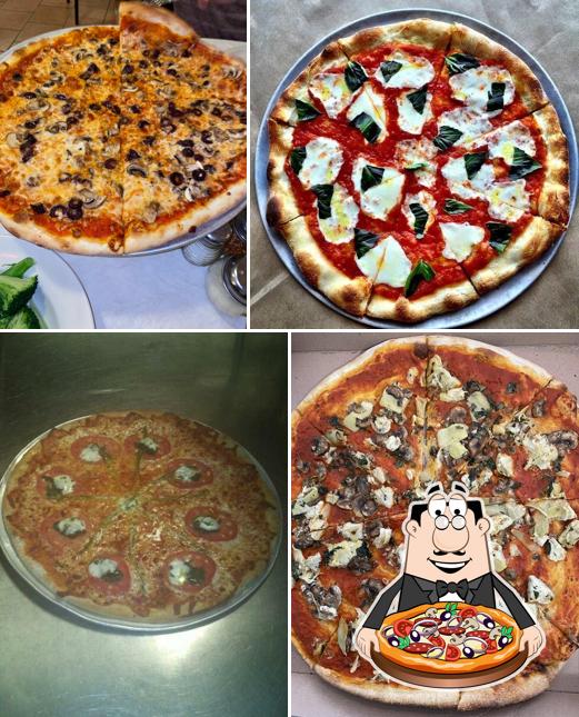 Try out pizza at Pellicci's