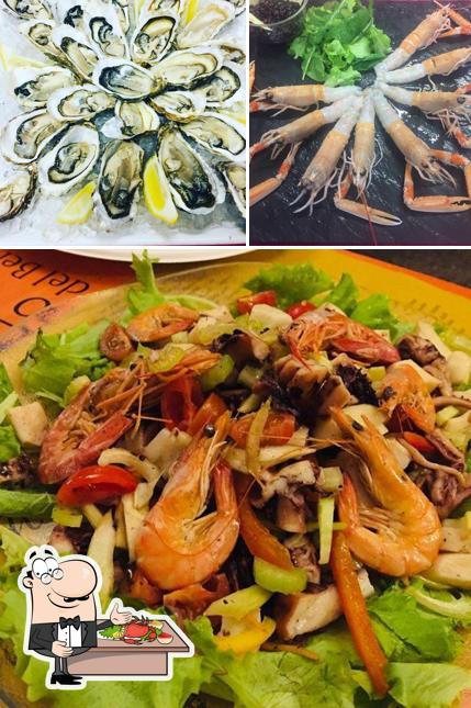 Order seafood at skizzo d'estate