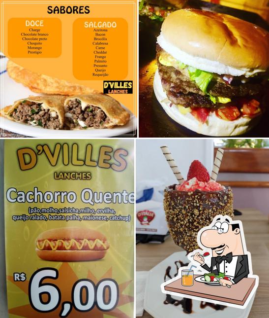 Comida em D'Villes Lanches