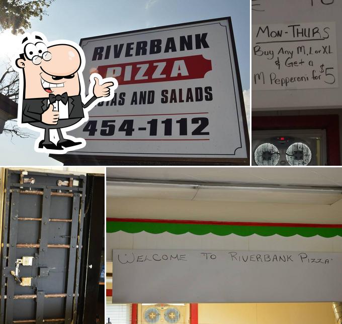 Look at this picture of Riverbank Pizza