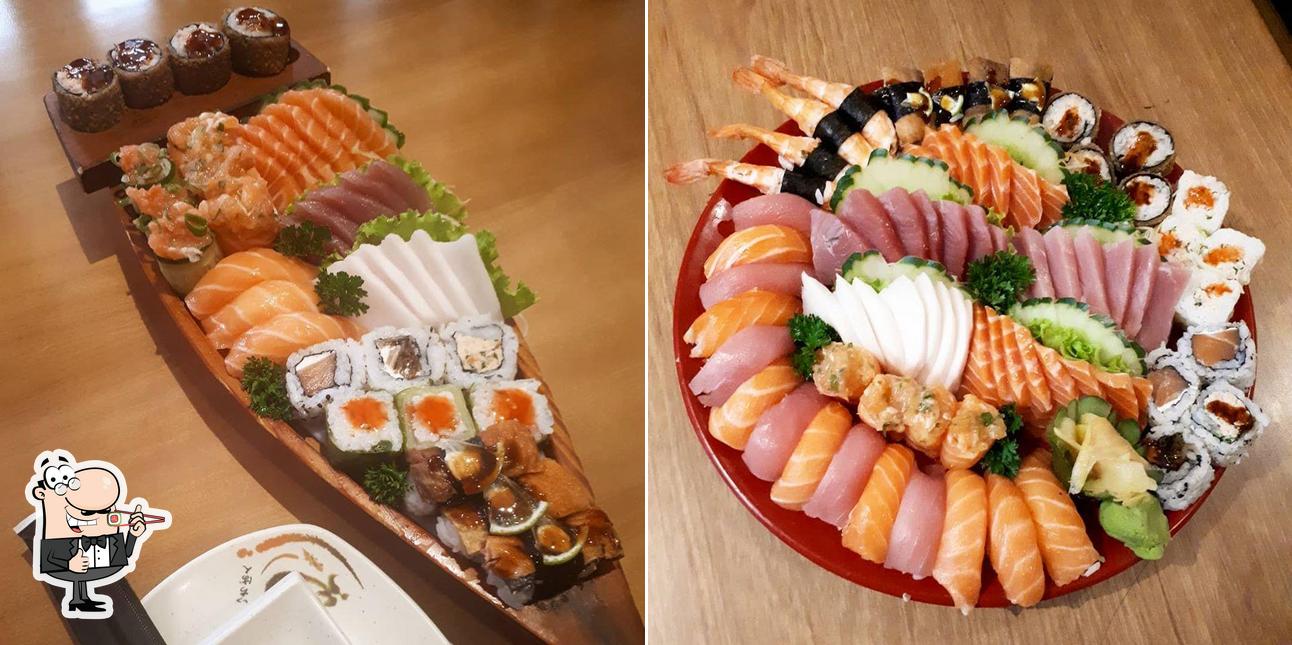 Experimente diversas opções de sushi