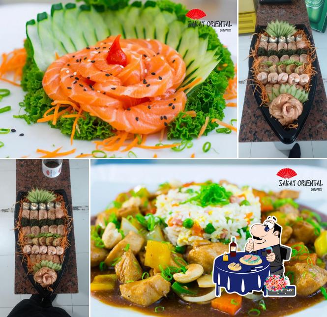 Sashimi em Sakay Oriental Delivery