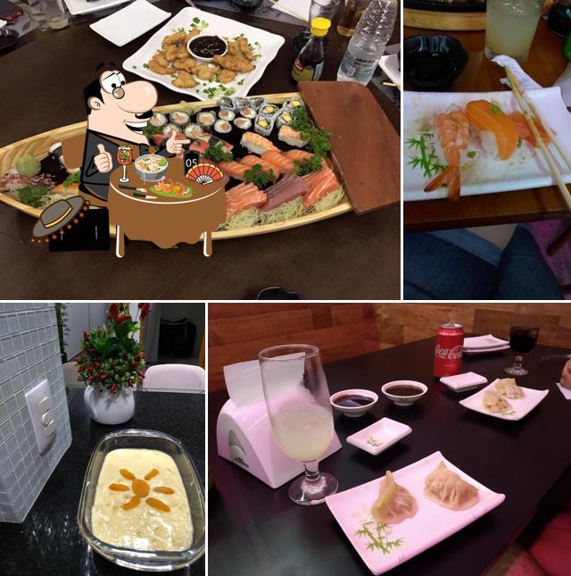 Comida em Sakurai Sushi