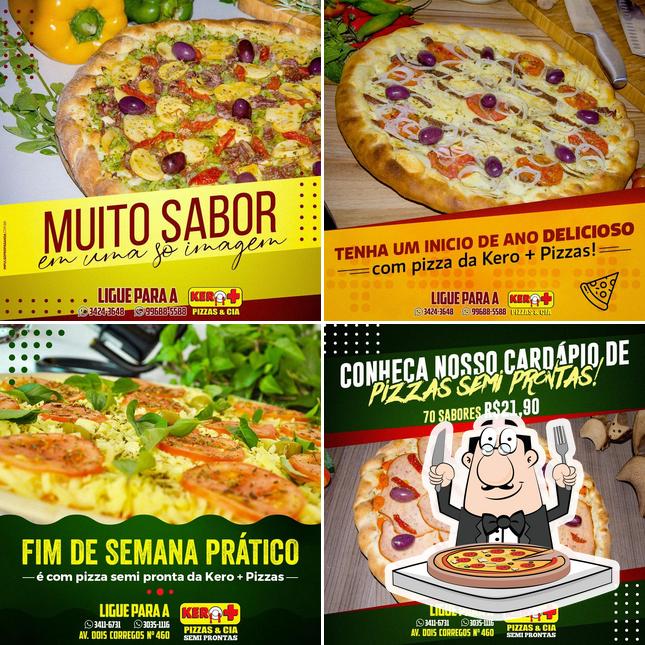 Consiga pizza no Kero + Pizzas & Cia