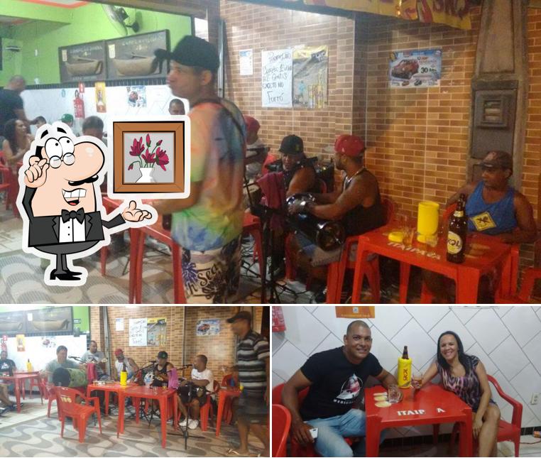 O interior do Bar Do Campo