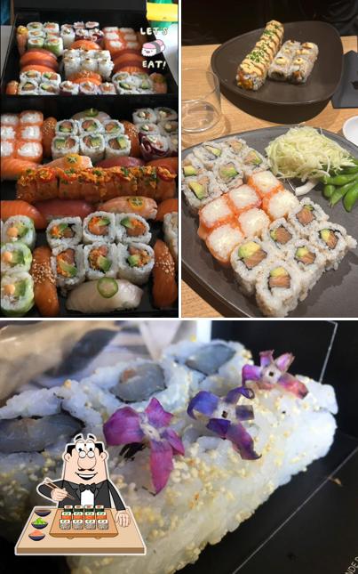 Les sushi sont offerts par Sushi Shop Liege