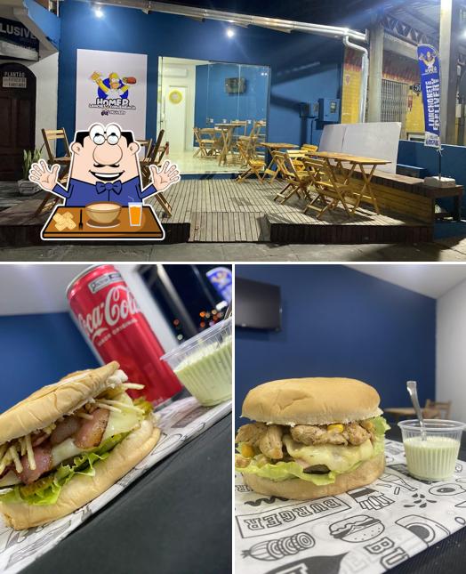 A Homer Lanches & Conveniência se destaca pelo comida e interior