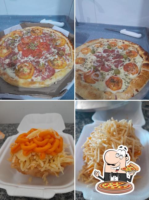 Experimente pizza no Dienes lanches