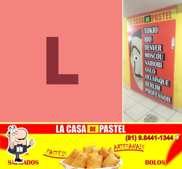 See this pic of Pastel da La Casa