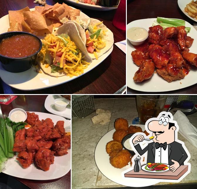 Food at Norma Jean’s Sports Bar & Grill Room