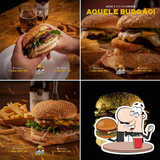Os hambúrgueres do American Burguer 754 irão satisfazer diferentes gostos