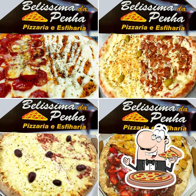 Escolha diversos tipos de pizza