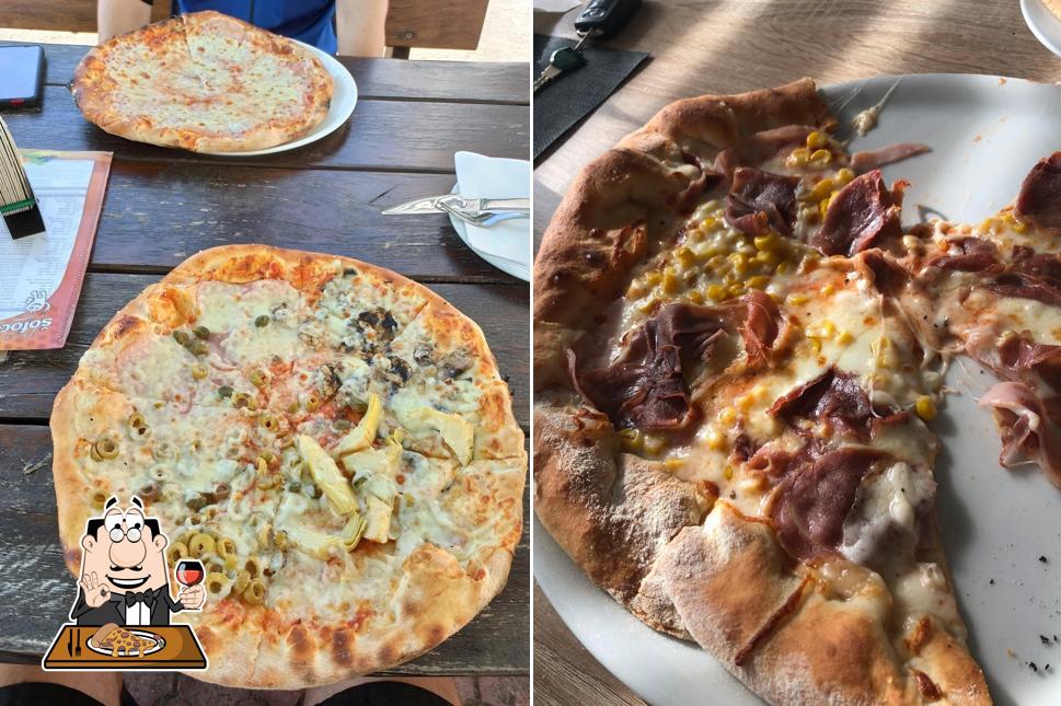 At Pizza Piano u Jurka, you can enjoy pizza