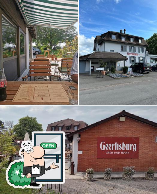 L'extérieur est une importante caractéristique de Restaurant Geerlisburg