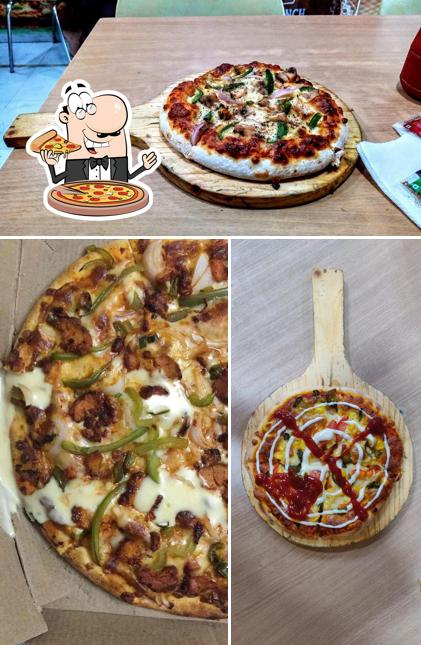 Try out pizza at Italian Pizzeria
