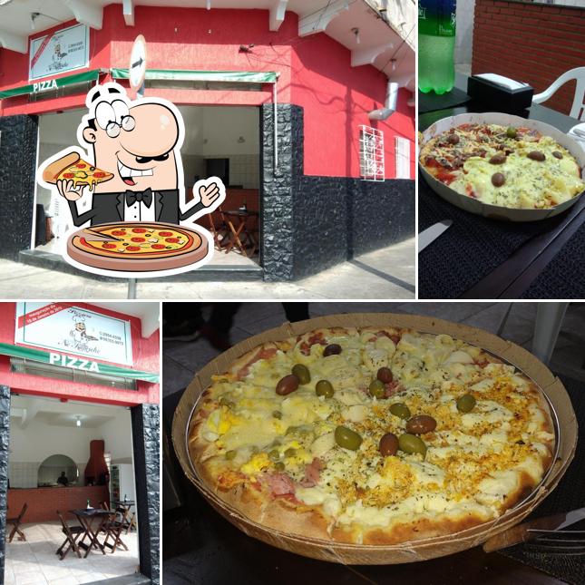 Escolha diversos tipos de pizza