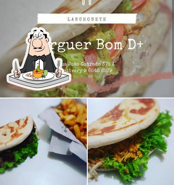 Comida em Burguer Bom D+