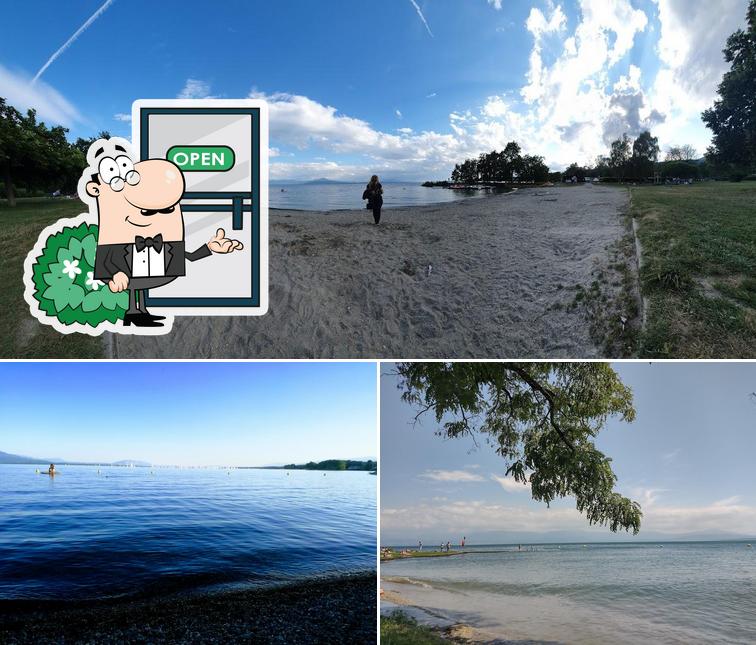 L'extérieur de Buvette de la Plage La Vaudoise