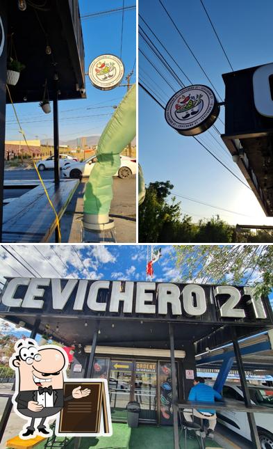 La parte exterior de Cevichero 21 - Sucursal Abasolo