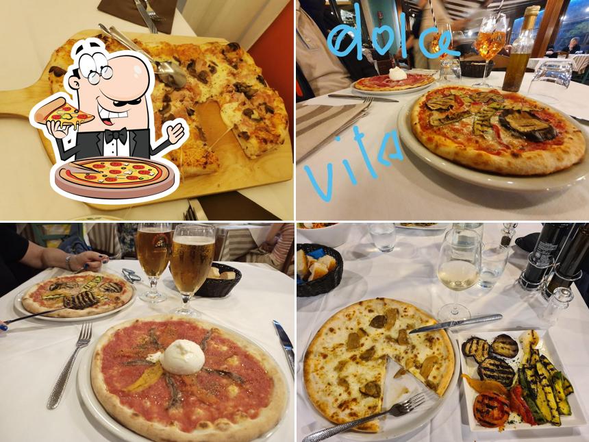 Get pizza at Le due Lune trattoria pizzeria