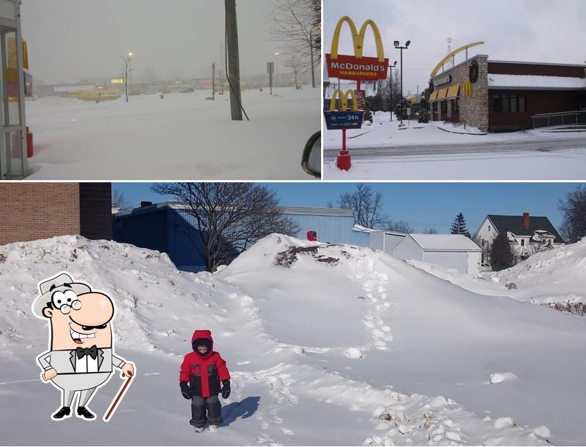 L'extérieur de McDonald's