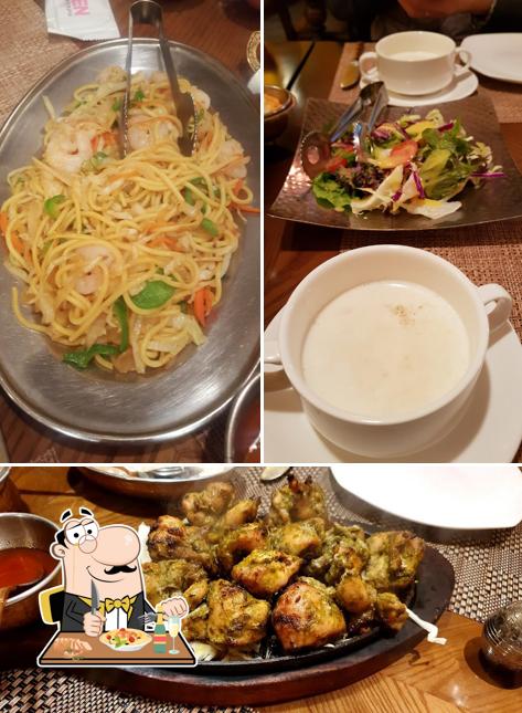 Food at Om Restaurant & Cafe