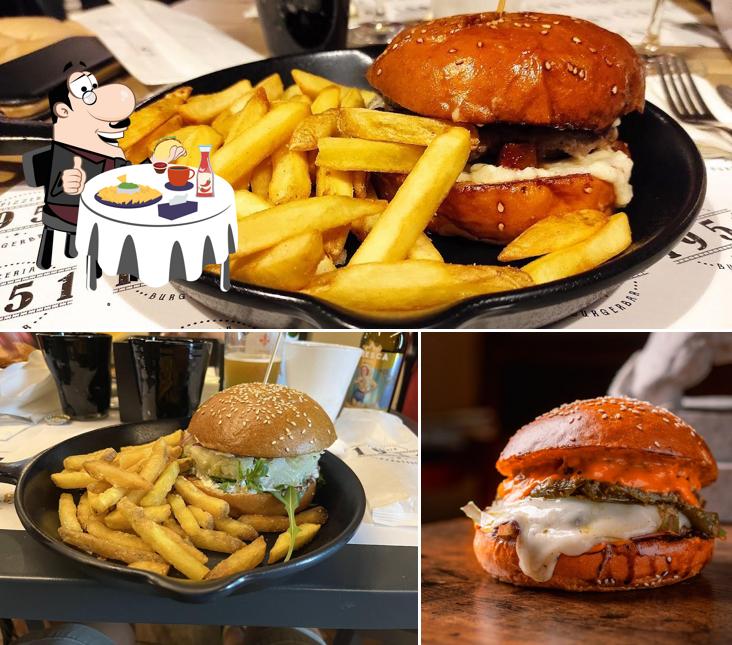 Pizzeria 1951 - Burgerbar propone un'ampia selezione di opzioni per gli amanti dell'hamburger