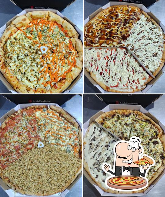 Escolha pizza no Betiolo Pizza Delivery