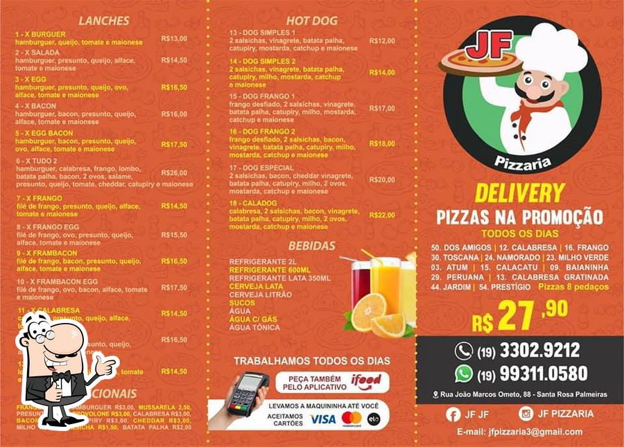 Here's a picture of JF PIZZAS & LANCHES