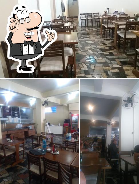 O interior do Restaurante Rei - Poços de Caldas