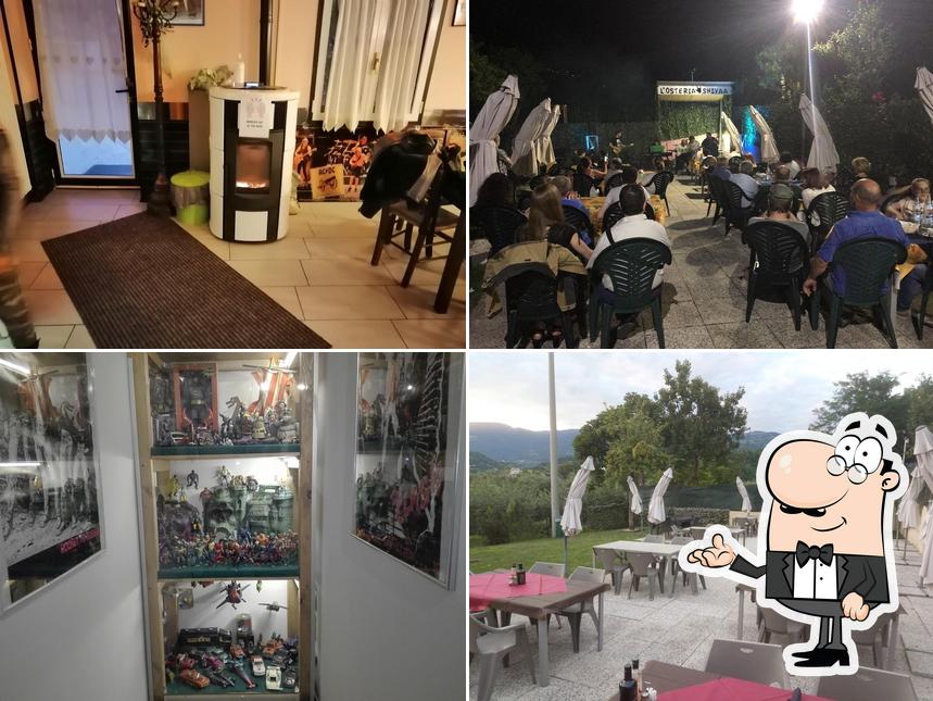 Gli interni di L'osteria Shivaa