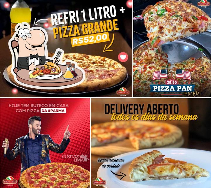 Consiga pizza no Parma Pizza