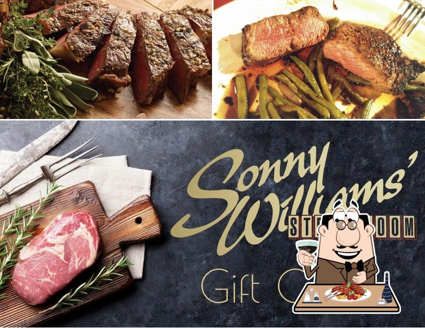 Sonny Williams' Steak Room provides meat dishes