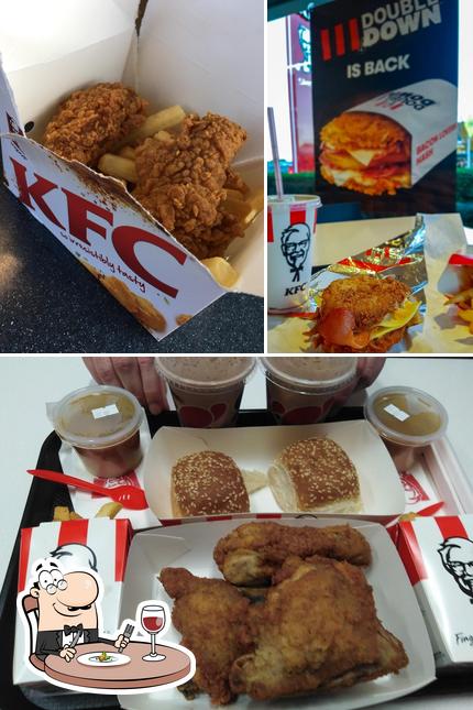 Food at KFC Motueka