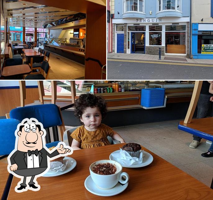 El interior de Penguin Pizza & Cafe Aberystwyth