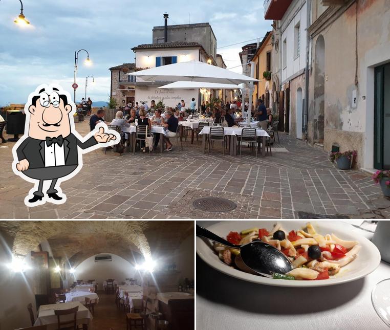 La foto di interni e cibo da Ristorante Osteria della Loggia