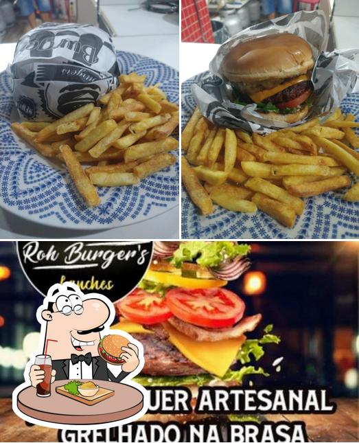 Delicie-se com um hambúrguer no Roh Burgers