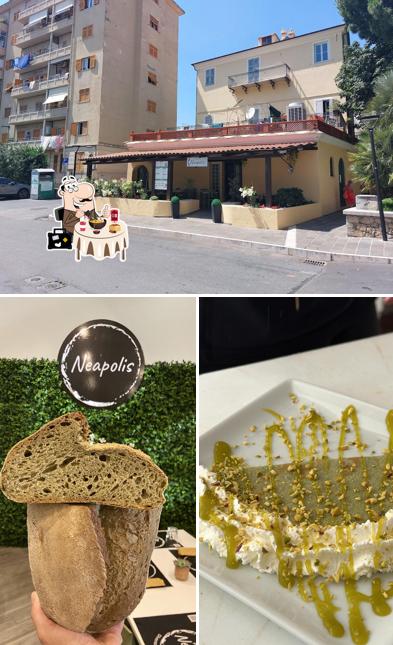 La immagine di cibo e esterno da Neapolis Pizzeria e Hamburgeria