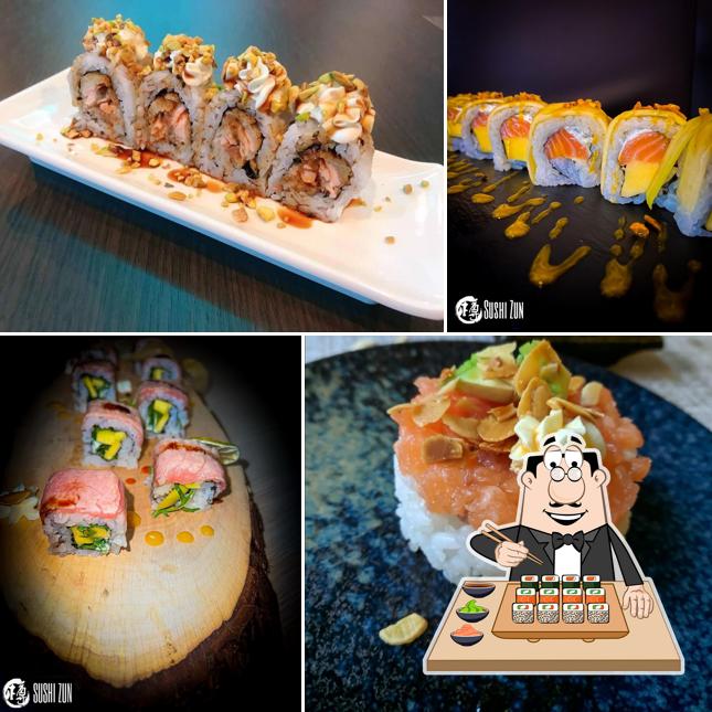 Scegli le diverse opzioni di sushi