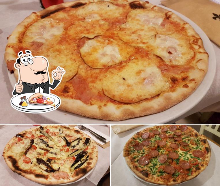 A Pizzeria Ristorante Il Giglio, puoi prenderti una bella pizza