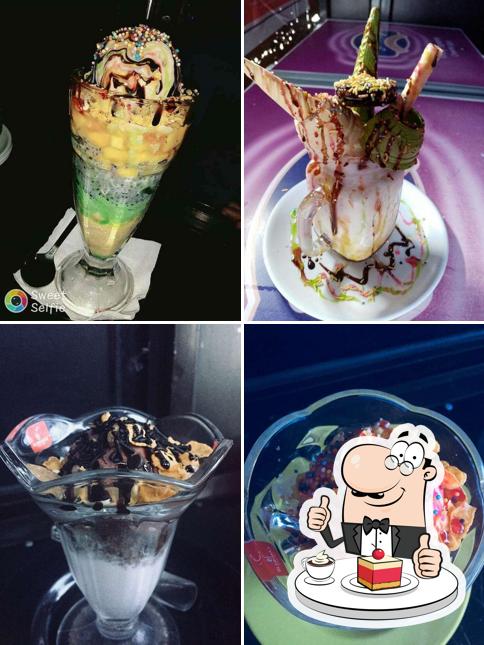 Sugar Cube Ice Cream Pub provides a number of sweet dishes