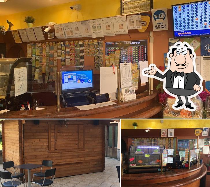 Dai un'occhiata agli interni di Bar Tirol Tabaccheria Lotteria slot SKY SPORT DAZN MUSICA