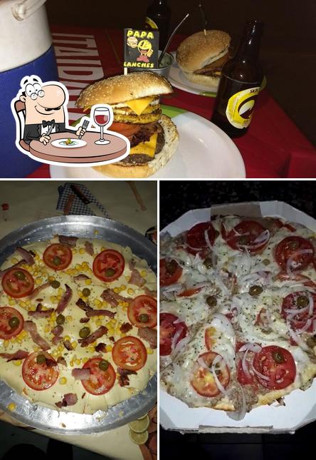 Comida em Papa Lanches e Pizzas