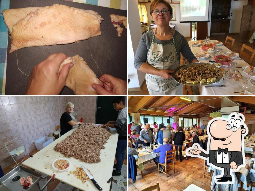 Tra le varie cose da Agriturismo Pescarolo Molino Miradolo si possono trovare la interni e cibo