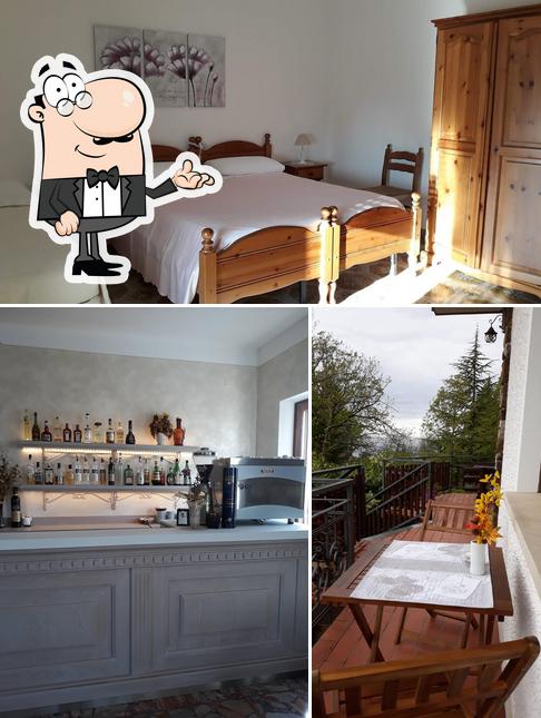 Gli interni di Albergo Mirella