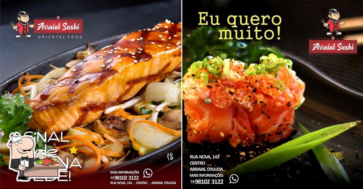 Consiga frutos do mar no Arraial Sushi - Delivery Porto Seguro BA