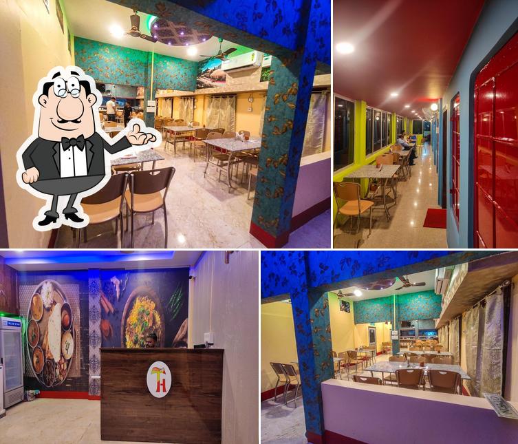 The interior of TANDOORI HUT