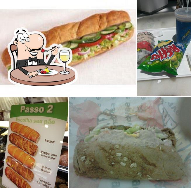 Comida em Subway