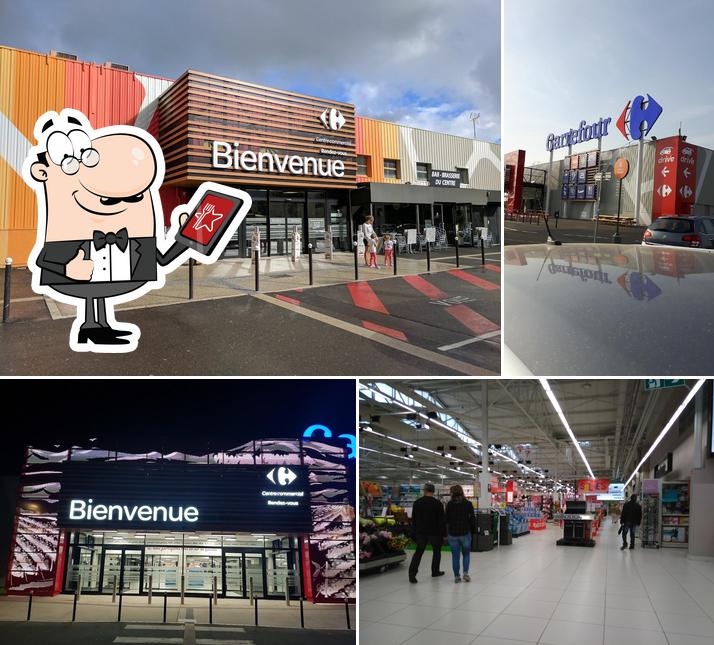 L'extérieur de Carrefour Soyaux