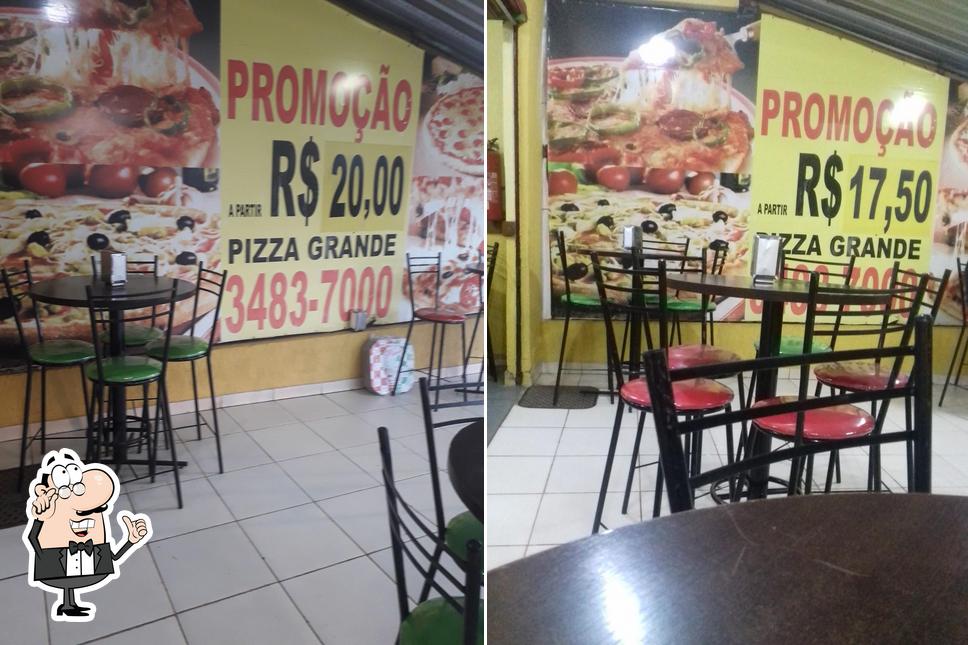 O interior do Nova pizza